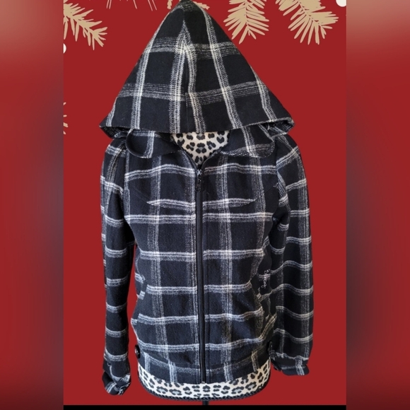 Billabong Bomber Jacket/Coat With Detachable Hood Sz. SM - Picture 4 of 12